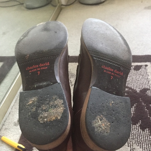 Charles David Rove Leather Riding Boots - Picture 6 of 8